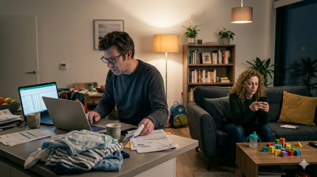 Emotional distance growing in marriage because of busy work-life routines