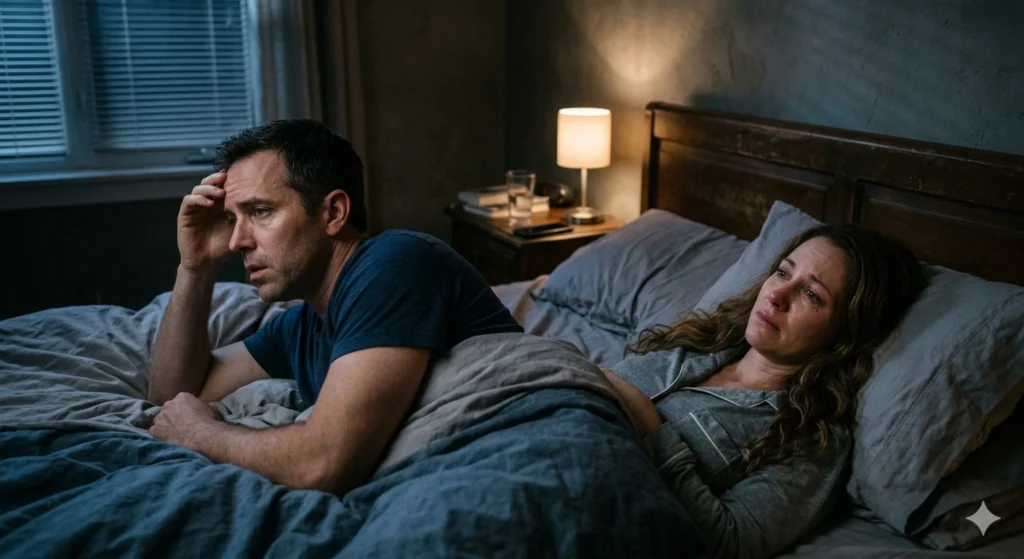 Work stress impacting physical intimacy and emotional connection in marriage
